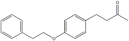 4-[4-(2-phenylethoxy)phenyl]butan-2-one 结构式