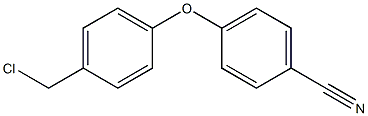 4-[4-(chloromethyl)phenoxy]benzonitrile 结构式