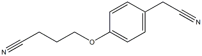 4-[4-(cyanomethyl)phenoxy]butanenitrile 结构式