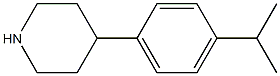 4-[4-(propan-2-yl)phenyl]piperidine 结构式