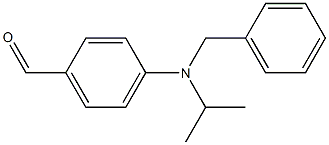 4-[benzyl(propan-2-yl)amino]benzaldehyde 结构式