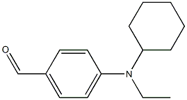 4-[cyclohexyl(ethyl)amino]benzaldehyde 结构式