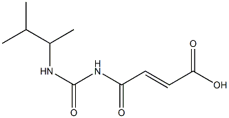 4-{[(3-methylbutan-2-yl)carbamoyl]amino}-4-oxobut-2-enoic acid 结构式