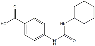 4-{[(cyclohexylamino)carbonyl]amino}benzoic acid 结构式