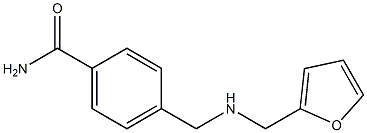 4-{[(furan-2-ylmethyl)amino]methyl}benzamide 结构式