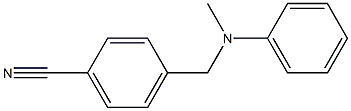 4-{[methyl(phenyl)amino]methyl}benzonitrile 结构式