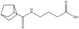 4-{bicyclo[2.2.1]heptan-2-ylformamido}butanoic acid 结构式