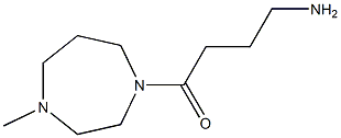 4-amino-1-(4-methyl-1,4-diazepan-1-yl)butan-1-one 结构式