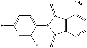 4-amino-2-(2,4-difluorophenyl)-2,3-dihydro-1H-isoindole-1,3-dione 结构式