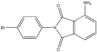 4-amino-2-(4-bromophenyl)-2,3-dihydro-1H-isoindole-1,3-dione 结构式
