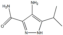 4-amino-5-isopropyl-1H-pyrazole-3-carboxamide 结构式