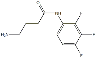 4-amino-N-(2,3,4-trifluorophenyl)butanamide 结构式