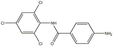 4-amino-N-(2,4,6-trichlorophenyl)benzamide 结构式