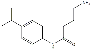 4-amino-N-(4-isopropylphenyl)butanamide 结构式