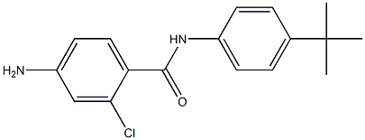 4-amino-N-(4-tert-butylphenyl)-2-chlorobenzamide 结构式