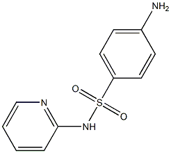 4-amino-N-(pyridin-2-yl)benzene-1-sulfonamide 结构式