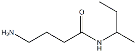 4-amino-N-(sec-butyl)butanamide 结构式