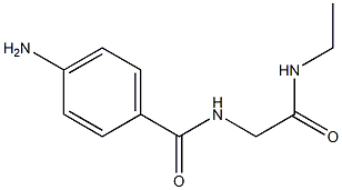 4-amino-N-[2-(ethylamino)-2-oxoethyl]benzamide 结构式