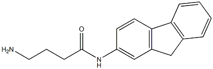 4-amino-N-9H-fluoren-2-ylbutanamide 结构式