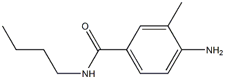 4-amino-N-butyl-3-methylbenzamide 结构式