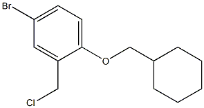 4-bromo-2-(chloromethyl)-1-(cyclohexylmethoxy)benzene 结构式