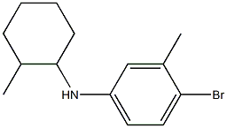 4-bromo-3-methyl-N-(2-methylcyclohexyl)aniline 结构式