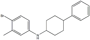 4-bromo-3-methyl-N-(4-phenylcyclohexyl)aniline 结构式