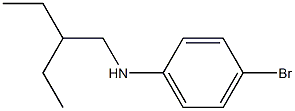 4-bromo-N-(2-ethylbutyl)aniline 结构式