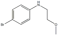 4-bromo-N-(2-methoxyethyl)aniline 结构式