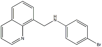 4-bromo-N-(quinolin-8-ylmethyl)aniline 结构式