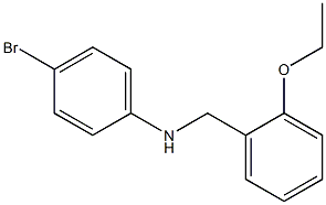 4-bromo-N-[(2-ethoxyphenyl)methyl]aniline 结构式