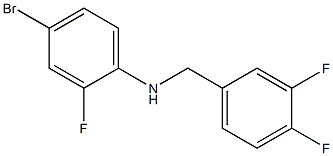 4-bromo-N-[(3,4-difluorophenyl)methyl]-2-fluoroaniline 结构式