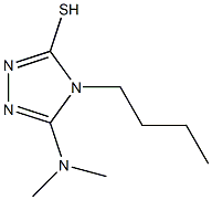 4-butyl-5-(dimethylamino)-4H-1,2,4-triazole-3-thiol 结构式