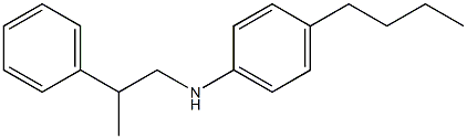 4-butyl-N-(2-phenylpropyl)aniline 结构式