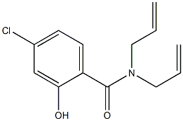 4-chloro-2-hydroxy-N,N-bis(prop-2-en-1-yl)benzamide 结构式