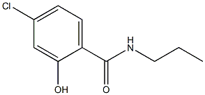 4-chloro-2-hydroxy-N-propylbenzamide 结构式