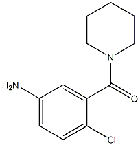 4-chloro-3-(piperidin-1-ylcarbonyl)aniline 结构式