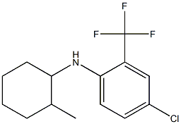 4-chloro-N-(2-methylcyclohexyl)-2-(trifluoromethyl)aniline 结构式