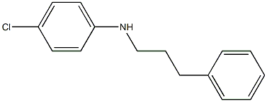 4-chloro-N-(3-phenylpropyl)aniline 结构式