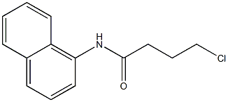 4-chloro-N-(naphthalen-1-yl)butanamide 结构式