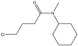 4-chloro-N-cyclohexyl-N-methylbutanamide 结构式