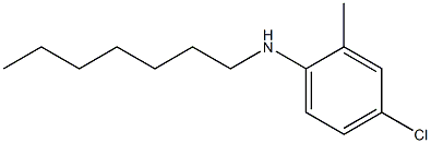 4-chloro-N-heptyl-2-methylaniline 结构式