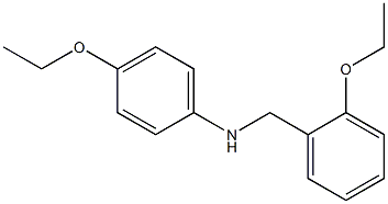 4-ethoxy-N-[(2-ethoxyphenyl)methyl]aniline 结构式