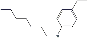 4-ethyl-N-heptylaniline 结构式