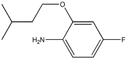 4-fluoro-2-(3-methylbutoxy)aniline 结构式