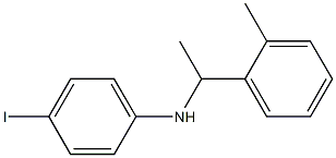 4-iodo-N-[1-(2-methylphenyl)ethyl]aniline 结构式