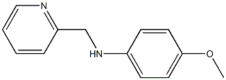 4-methoxy-N-(pyridin-2-ylmethyl)aniline 结构式