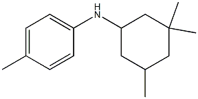 4-methyl-N-(3,3,5-trimethylcyclohexyl)aniline 结构式