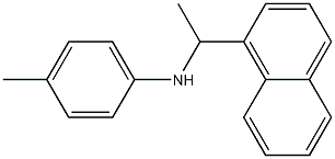 4-methyl-N-[1-(naphthalen-1-yl)ethyl]aniline 结构式