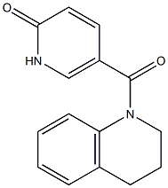 5-(1,2,3,4-tetrahydroquinolin-1-ylcarbonyl)-1,2-dihydropyridin-2-one 结构式
